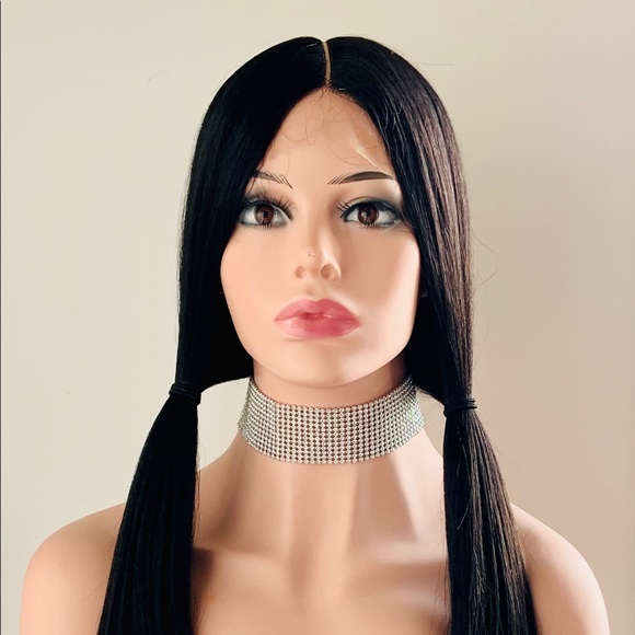 A Long Gorgeous 32” Lace Front 32” Wig that is Ideal  for 2 French Braids 🙌 - Picture 8 of 16